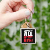 Laat het allemaal in de sportschool - squat leg da sleutelhanger (Hand)