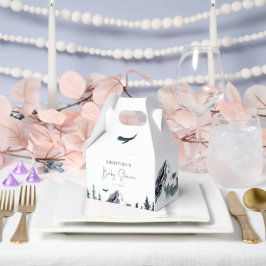 Laat het avontuur Baby shower beginnen Bedankdoosjes