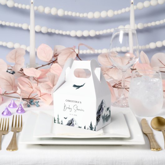 Laat het avontuur Baby shower beginnen Bedankdoosjes (Huwelijk)