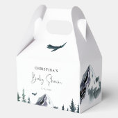 Laat het avontuur Baby shower beginnen Bedankdoosjes (Achterkant)