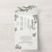 Laat het Avontuur Baby shower van het Verzoek van  All In One Uitnodiging (Binnen)