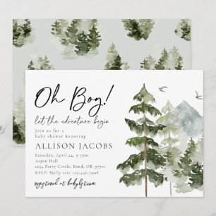 Laat het avontuur Babyschoenen uitzenden Kaart