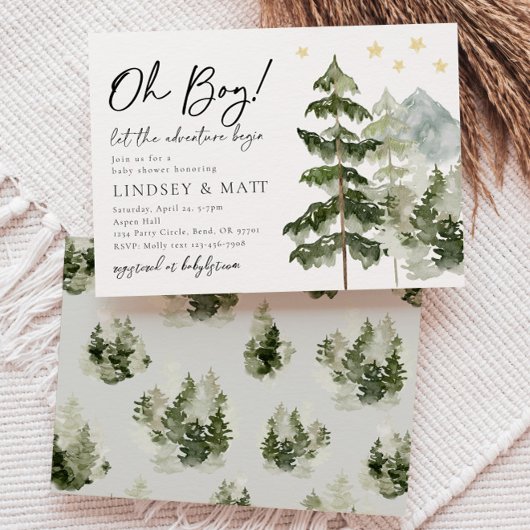 Laat het avontuur Babyschoenen uitzenden Kaart