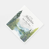 Laat het Avontuur Begin Baby Shower Servetten (Hoek)