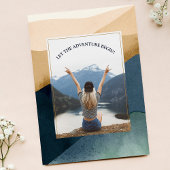 Laat het avontuur beginnen Afstudeerder Foto Afsch Kaart