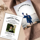 Laat het Avontuur Beginnen Afstudeerfeest Afscheid Kaart