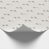  Laat het avontuur beginnen Baby Boy Shower Cadeaupapier (Hoek)