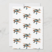 Laat het avontuur beginnen Baby Boy Shower Kaart (Achterkant)