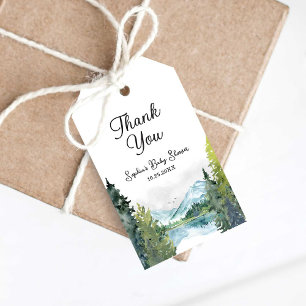 Laat Het Avontuur Beginnen Baby Shower Bedankt Lab Cadeaulabel