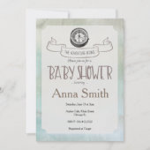 Laat het avontuur beginnen Baby shower Kaart (Voorkant)