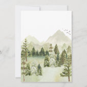 Laat het avontuur beginnen Baby shower Kaart (Achterkant)