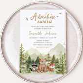 Laat het avontuur beginnen Baby shower Kaart