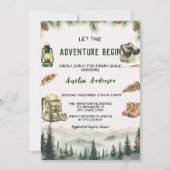 Laat het Avontuur Beginnen Baby Shower Kaart (Voorkant)