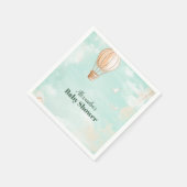 Laat het avontuur beginnen Baby shower Servet (Hoek)