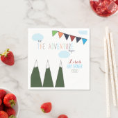 Laat het avontuur beginnen Baby shower Servetten (Insitu)
