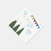 Laat het avontuur beginnen Baby shower Servetten (Hoek)