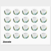 Laat het avontuur beginnen Baby Shower Sticker (Vel)