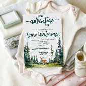 Laat het avontuur beginnen! Baby shower van Woodla Kaart