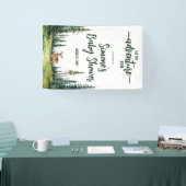 Laat het avontuur beginnen! Baby shower van Woodla Spandoek (Beurs)