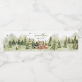 Laat het avontuur beginnen Baby shower Waterfles Etiket (Enkel label)