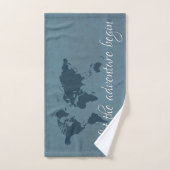 Laat het avontuur beginnen bad handdoek (Handdoek)