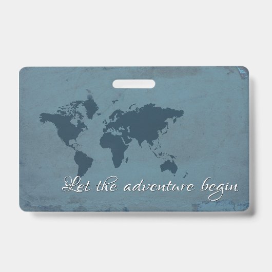 Laat het avontuur beginnen badge (Voorzijde)