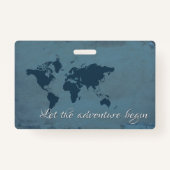 Laat het avontuur beginnen badge (Achterkant)