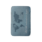 Laat het avontuur beginnen badmat (Voorkant Verticaal)