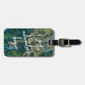 Laat het avontuur beginnen bagagelabel (Voorkant horizontaal)