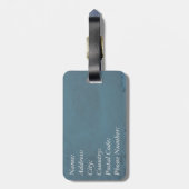 Laat het avontuur beginnen bagagelabel (Achterkant verticaal)