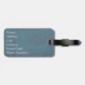 Laat het avontuur beginnen bagagelabel (Achterkant horizontaal)