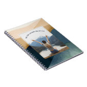 Laat het avontuur beginnen Bergen Foto Notitieboek (Rechterzijde)