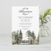 Laat het avontuur beginnen bij Lake Forest Baby sh Kaart (Staand voorkant)