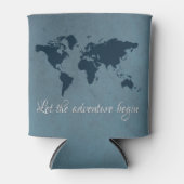 Laat het avontuur beginnen blikjeskoeler (Voorkant)