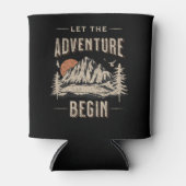 Laat het avontuur beginnen blikjeskoeler (Voorkant)