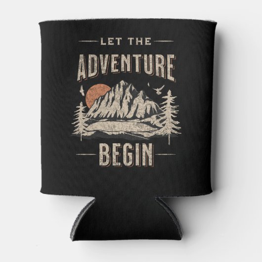 Laat het avontuur beginnen blikjeskoeler (Voorkant)