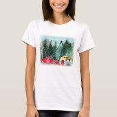 Laat het avontuur beginnen Bos Camping T-shirt (Voorkant)