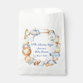 Laat het avontuur beginnen Boy Baby Speelgoed Baby Bedankzakje (Voorkant)