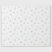 Laat het avontuur beginnen Boy Baby Speelgoed Baby Cadeaupapier (Vlak)