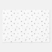 Laat het avontuur beginnen Boy Baby Speelgoed Baby Inpakpapier Vel (Voorkant 3)