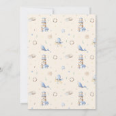 Laat het avontuur beginnen Boy Baby Speelgoed Baby Kaart (Achterkant)