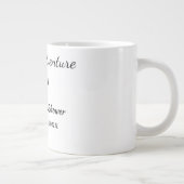 laat het avontuur beginnen bruids douche voeg naam grote koffiekop (Rechts)