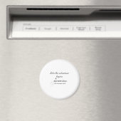 laat het avontuur beginnen bruidsdouche voeg naam  magneet (Insitu (Vaatwasser))