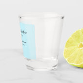 laat het avontuur beginnen bruidsdouche voeg naam shot glas (Rechts)