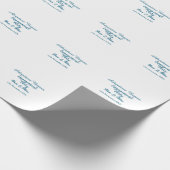 laat het avontuur beginnen bruiloft naam da cadeaupapier (Hoek)