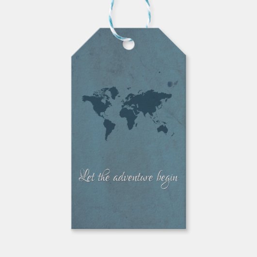 Laat het avontuur beginnen cadeaulabel (Voorkant)