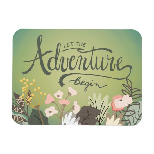 Laat het avontuur beginnen Cruise Ship Door Finder Magneet (Horizontaal)