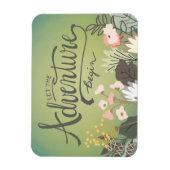 Laat het avontuur beginnen Cruise Ship Door Finder Magneet (Verticaal)