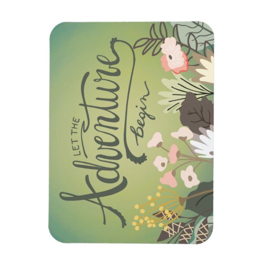 Laat het avontuur beginnen Cruise Ship Door Finder Magneet (Verticaal)