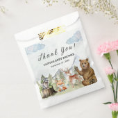 Laat het avontuur beginnen Dank u Baby shower Bedankzakje (Gezegeld)